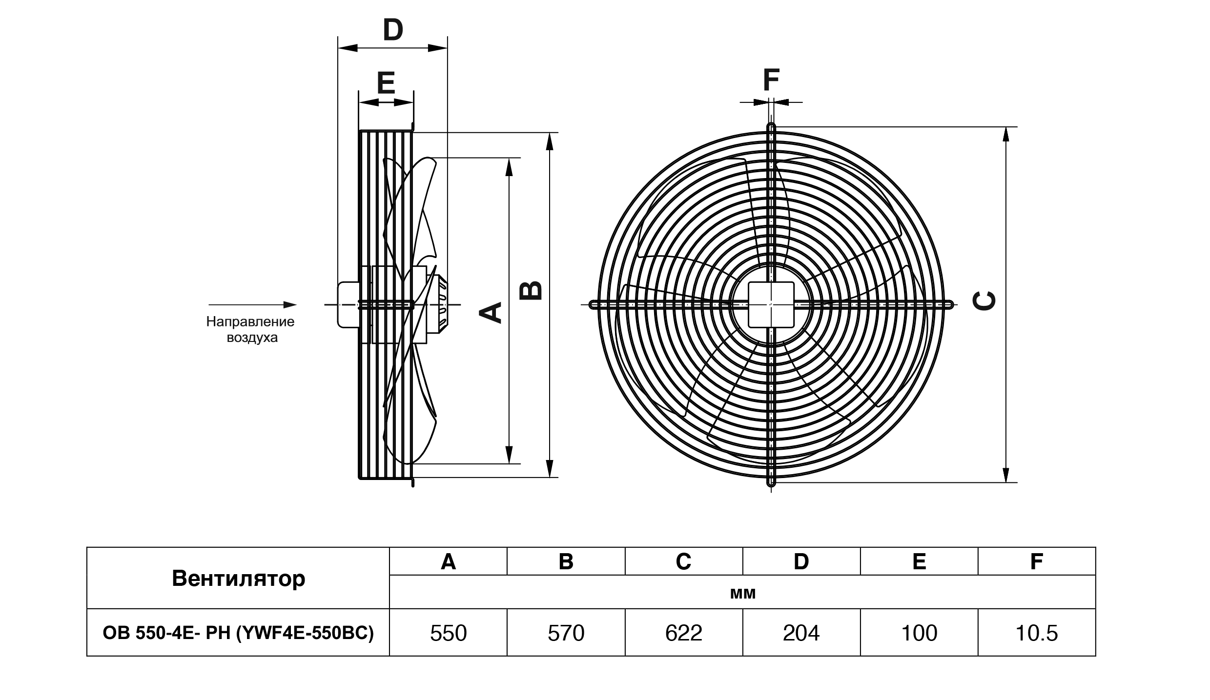 ОВ 550-4Е-РН (YWF4E-550BC) Изображение 4